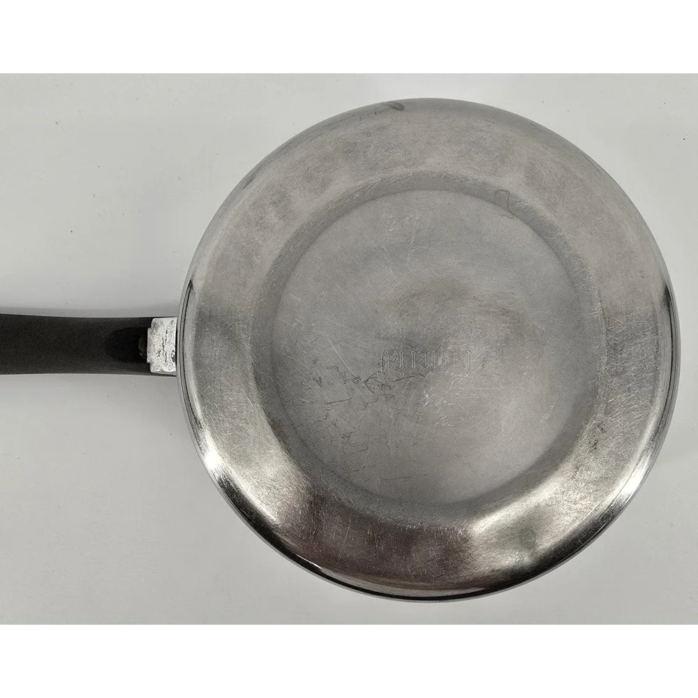 Vtg Regal Ware Imperial 18-8 3 Ply Stainless Steel 2 Qt Saucepan W/ Lid Bakelite